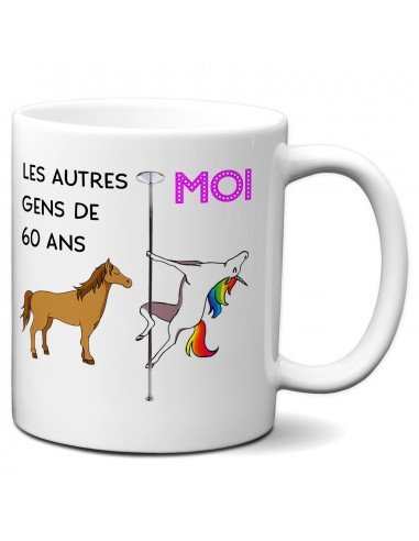 Cadeau Anniversaire 50 ans - Tasse Mug - Les Autres Gens Moi Licorne - Original Personnalisé