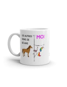 Cadeau Anniversaire 50 ans - Tasse Mug - Les Autres Gens Moi Licorne - Original Personnalisé 2