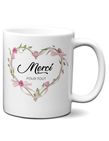 Tasse-Mug Merci pour Tout Mug pour dire Merci Cadeau de Remerciement Original