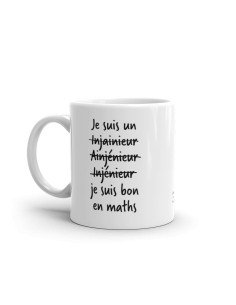 Tasse-Mug Cadeau Ingénieur Bon en Maths Humour Rigolo Amusant 2