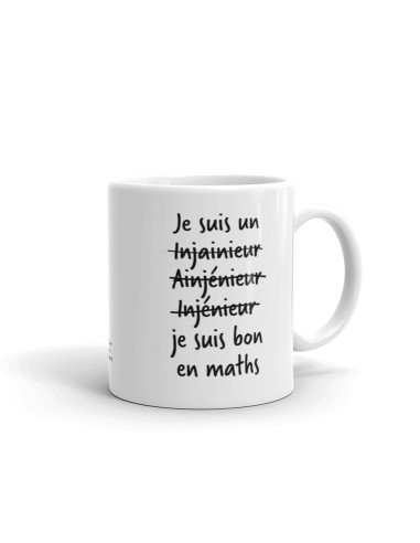 Tasse-Mug Cadeau Ingénieur Bon en Maths Humour Rigolo Amusant