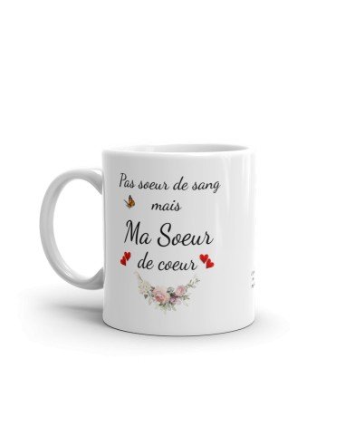 Tasse-Mug Meilleure Amie Cadeau Copine-Soeur de Coeur-- Idée Original Anniversaire Femme 