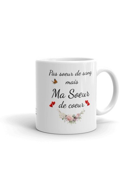 Tasse-Mug Meilleure Amie Cadeau Copine-Soeur de Coeur-- Idée Original Anniversaire Femme 