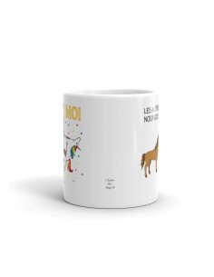 Tasse Mug Cadeau Nounou -Meilleure Nounou Licorne- Original Personnalisé Geniale Anniversaire Fête Noël 2