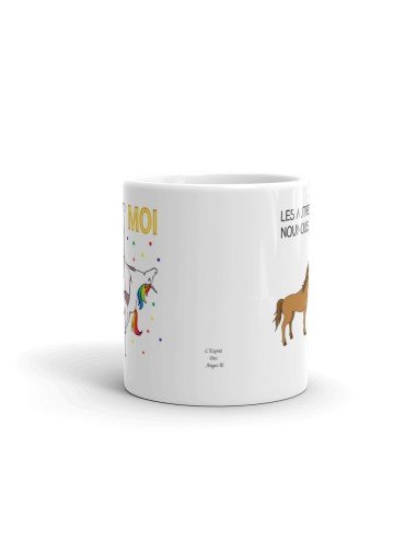 Tasse Mug Cadeau Nounou -Meilleure Nounou Licorne- Original Personnalisé Geniale Anniversaire Fête Noël