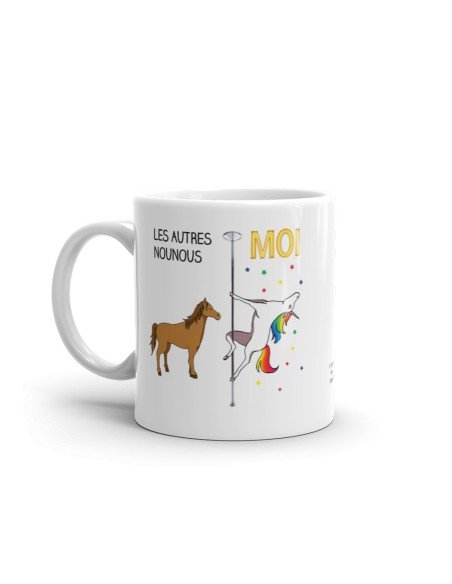 Tasse Mug Cadeau Nounou -Meilleure Nounou Licorne- Original Personnalisé Geniale Anniversaire Fête Noël
