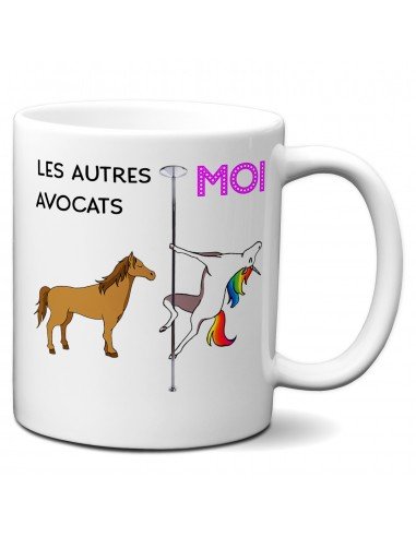 Tasse Mug Cadeau Avocat-Meilleur Avocat Licorne- Original Personnalisé Genial Anniversaire Fête Noël