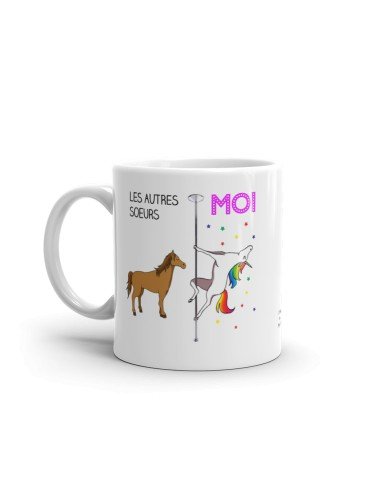 Tasse Mug Cadeau Soeur Licorne Anniversaire Idée Originale Personnalisé
