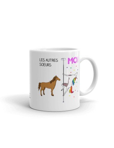 Tasse Mug Cadeau Soeur Licorne Anniversaire Idée Originale Personnalisé
