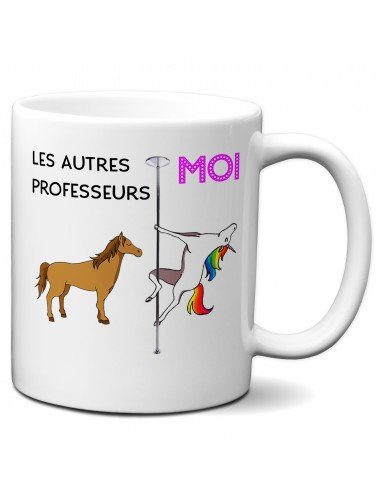 Tasse-Mug Cadeau Professeur Enseignant Licorne Original Amusant Humour Rigolo Fin d'Année Enfant Parent 