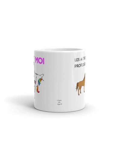 Tasse-Mug Cadeau Professeur Enseignant Licorne Original Amusant Humour Rigolo Fin d'Année Enfant Parent 