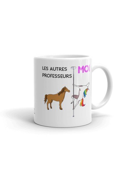 Tasse-Mug Cadeau Professeur Enseignant Licorne Original Amusant Humour Rigolo Fin d'Année Enfant Parent 