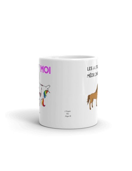 Tasse Mug - Le Meilleur Médecin Licorne - Idée Cadeau Homme Humour Docteur Soignant Collègue de Travail Médical