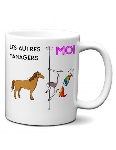 Tasse-Mug Collègue-Le Meilleur Manager Licorne -- Idée Cadeau Patron Travail Nouveau Job