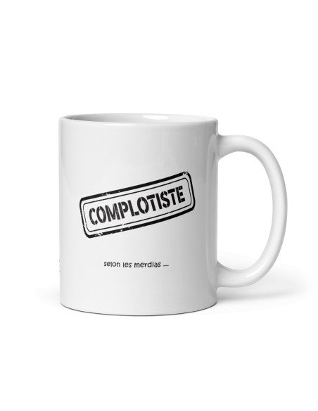 Tasse-Mug Collègue-Complotiste - Idée Cadeau Ami Humour Papa Maman