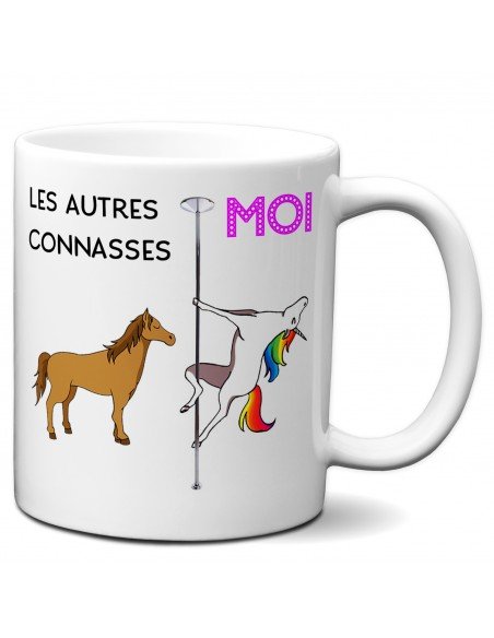 Tasse-Mug Humour Connasse Licorne - Cadeau Meilleure Amie Femme - Noël Saint Valentin Original
