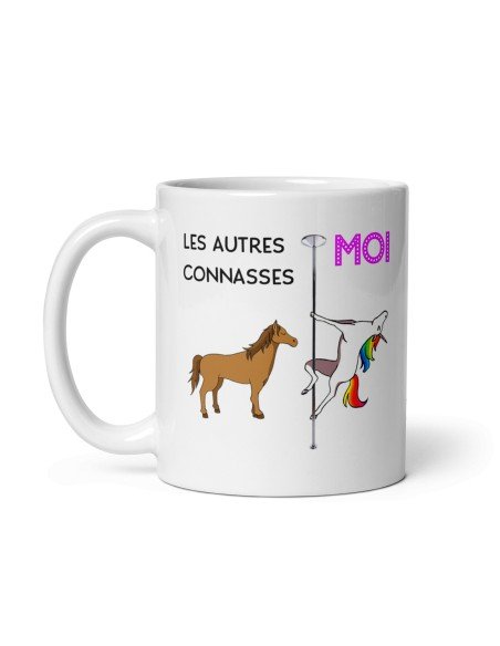 Tasse-Mug Humour Connasse Licorne - Cadeau Meilleure Amie Femme - Noël Saint Valentin Original
