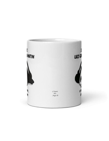 Tasse-Mug Cadeau Humour - Je Hais les Gens du Matin - Original Amusant Rigolo