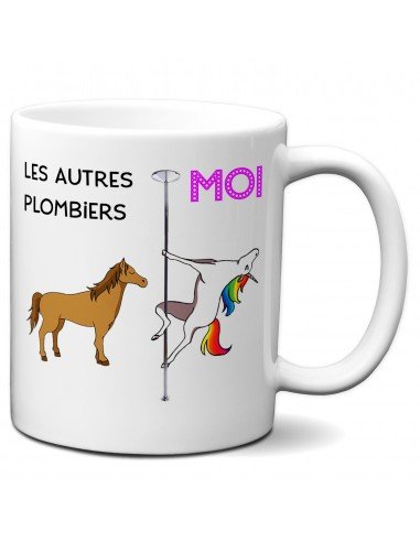 Tasse-Mug Meilleur Plombier Licorne - Idée Cadeau Humour Original Anniversaire