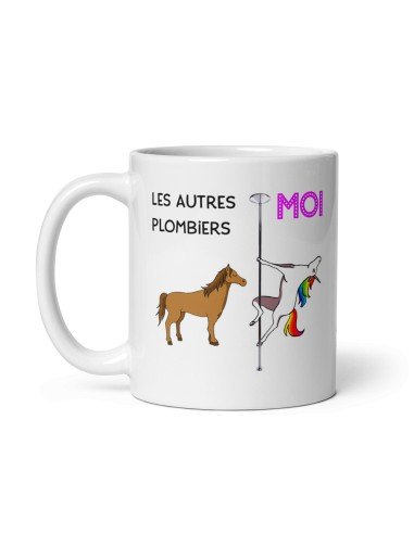 Tasse-Mug Meilleur Plombier Licorne - Idée Cadeau Humour Original Anniversaire