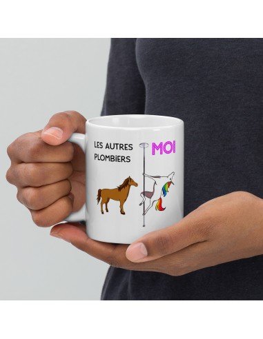 Tasse-Mug Meilleur Plombier Licorne - Idée Cadeau Humour Original Anniversaire