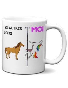 Tasse-Mug Meilleur Geek Licorne - Idée Cadeau Humour Original Anniversaire