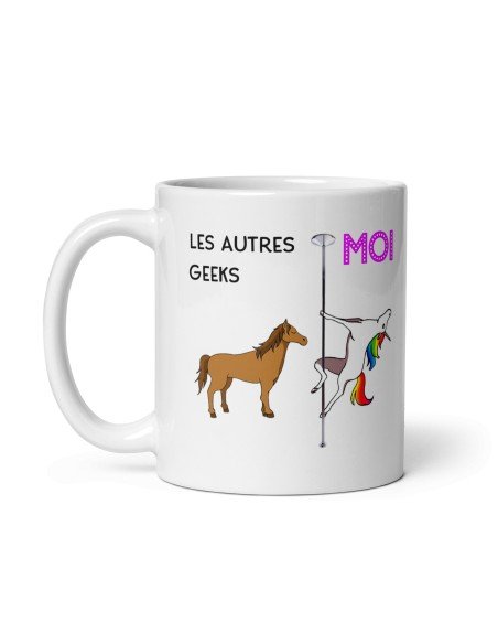 Tasse-Mug Meilleur Geek Licorne - Idée Cadeau Humour Original Anniversaire