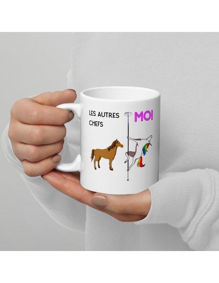 Tasse-Mug Meilleur Chef  Licorne - Idée Cadeau Humour Original Anniversaire