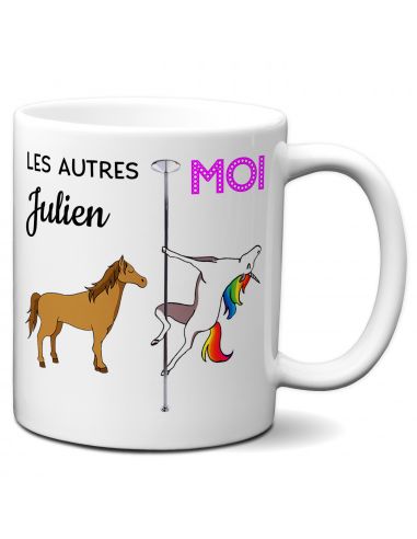 Tasse-Mug Meilleur Julien Prénom Licorne - Idée Cadeau Humour Original Anniversaire