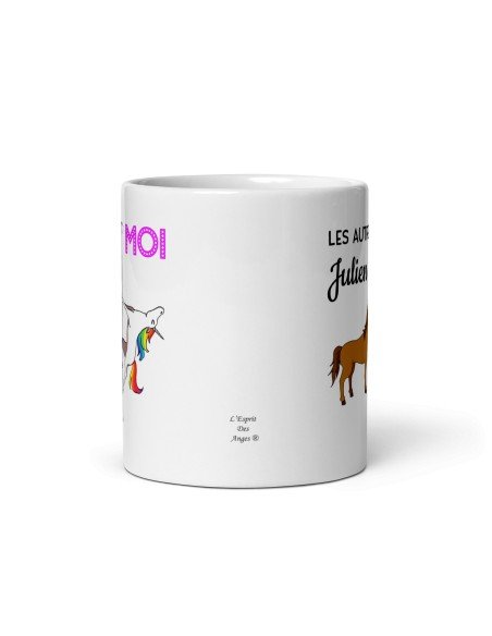 Tasse-Mug Meilleur Julien Prénom Licorne - Idée Cadeau Humour Original Anniversaire