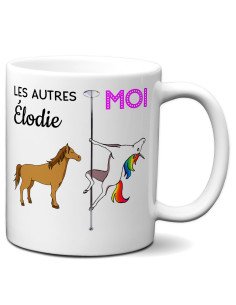Tasse-Mug Meilleure Élodie Prénom Licorne - Idée Cadeau Humour Original Anniversaire