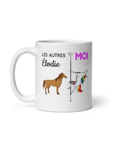 Tasse-Mug Meilleure Élodie Prénom Licorne - Idée Cadeau Humour Original Anniversaire