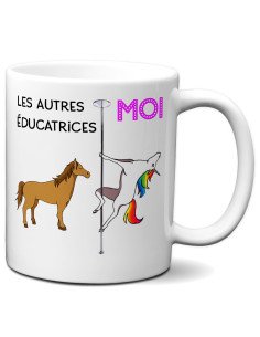Tasse-Mug Meilleure Éducatrice Licorne - Idée Cadeau Humour Original Anniversaire