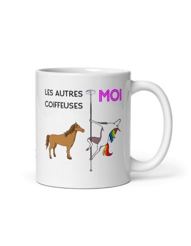 Tasse-Mug Meilleure Coiffeuse Licorne - Idée Cadeau Humour Original Anniversaire