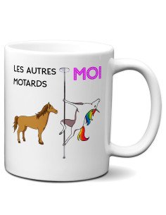 Tasse-Mug Meilleur Motard Licorne - Idée Cadeau Humour Original Anniversaire