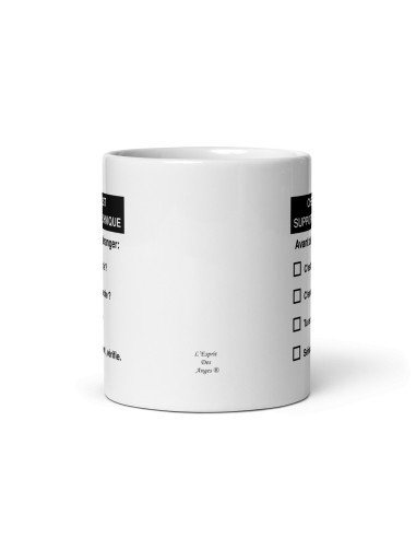 Tasse-Mug Cadeau - Checklist Assistance Technique -  Ingénieur Geek Informatique Humour 