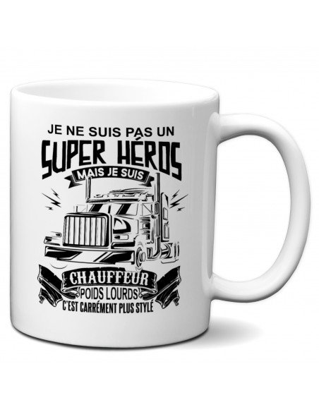 Tasse-Mug Cadeau Routier Chauffeur Poids Lourds Papa Original Amusant Humour