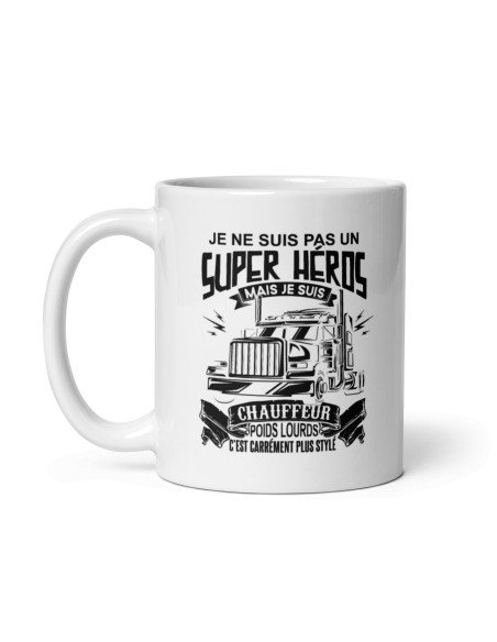 Tasse-Mug Cadeau Routier Chauffeur Poids Lourds Papa Original Amusant Humour