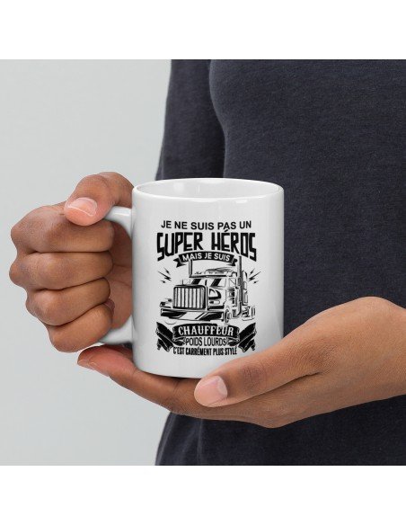 Tasse-Mug Cadeau Routier Chauffeur Poids Lourds Papa Original Amusant Humour