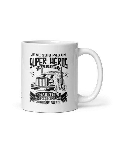 Tasse-Mug Cadeau Routier Chauffeur Poids Lourds Papa Original Amusant Humour