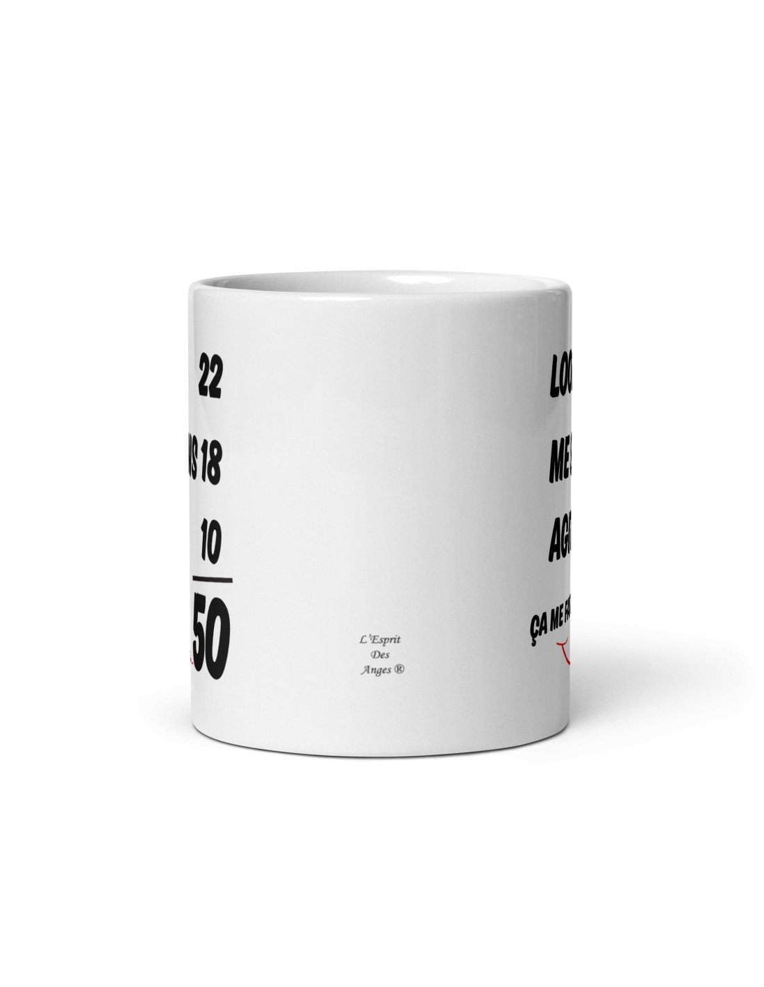 Mug 50 ans - Idée cadeau anniversaire homme ou femme - Tasse original humour  rig