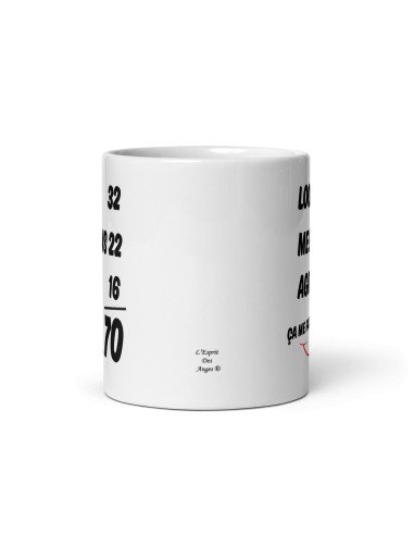 Cadeau Anniversaire Homme 70 ans - Tasse Mug - Ça me fait 70 ans - Original Personnalisé Humour