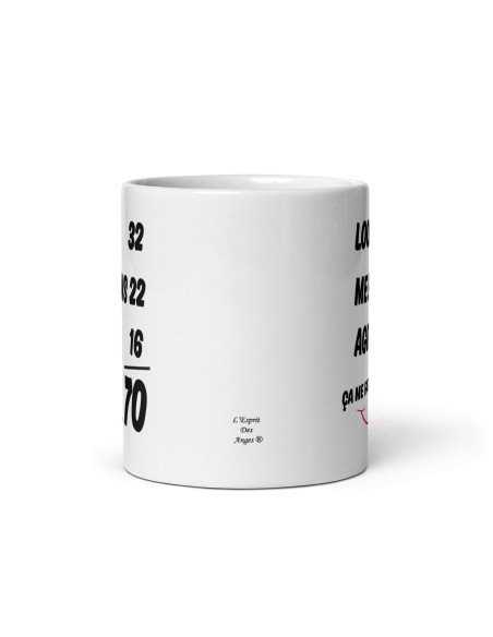Cadeau Anniversaire Homme 70 ans - Tasse Mug - Ça me fait 70 ans - Original Personnalisé Humour