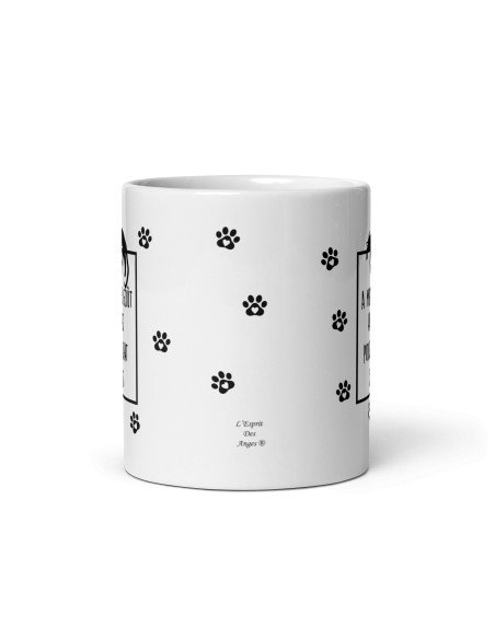 Tasse Mug Cadeau Humour  Chat - Tout a Meilleur Goût avec des Poils de Chat-  - Rigolo Amusant
