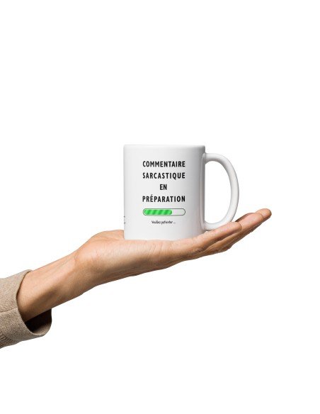 Tasse-Mug Cadeau Humour- Commentaire Sarcastique en Préparation -  Original Amusant Anniversaire Collègue