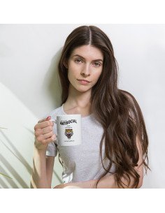 Tasse-Mug Cadeau Humour- Je ne suis pas Antisocial Je suis Juste Sélectif -  Original Amusant Anniversaire Collègue 2