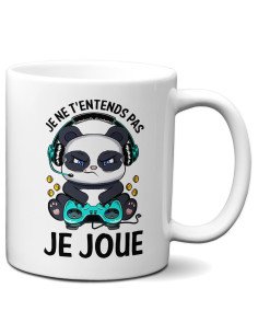 Tasse-Mug Cadeau Humour Gamer- Je ne t'entends pas je Joue-  Original Amusant Anniversaire Collègue