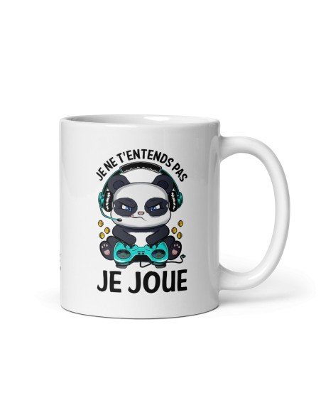Tasse-Mug Cadeau Humour Gamer- Je ne t'entends pas je Joue-  Original Amusant Anniversaire Collègue
