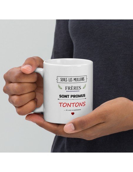 Tasse Mug Frères Exceptionnels Tontons- Annonce Grossesse Frère Naissance Enfant -Idée Cadeau