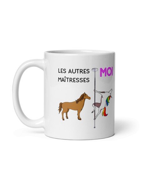 Tasse Mug Cadeau Maîtresse École - Les Autres Maîtresses Moi Licorne- Idée Originale Fin Année